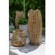 Lampion Belldeco bambusowy Garden pękaty