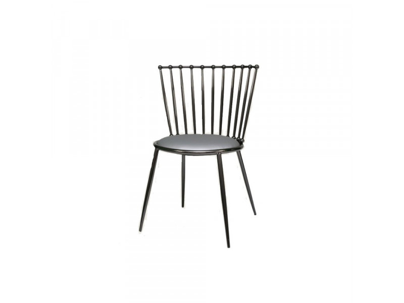 Krzesło jadalniane Glamour silver/grey