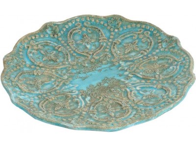 Patera Ceramiczna Azzurro Old